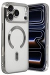Apple iPhone 17 Pro Kross Magneticsafe Kapak - Gümüş