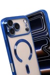 Apple iPhone 17 Pro Kross Magneticsafe Kapak - Lacivert
