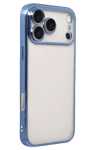 Apple iPhone 17 Pro Lensli Silikon - Açık Mavi