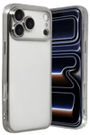 Apple iPhone 17 Pro Lensli Silikon - Gümüş