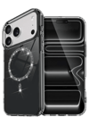 Apple iPhone 17 Pro Live Diamond Magsafe Kapak - Siyah