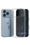 Apple iPhone 17 Pro Lüx Şeffaf Silikon - Şeffaf