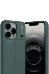 Apple iPhone 17 Pro Max Auto Focus Kapak - Koyu Yeşil