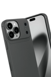 Apple iPhone 17 Pro Max Auto Focus Karbon Kapak - Gri