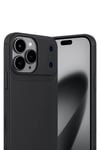 Apple iPhone 17 Pro Max Auto Focus Karbon Kapak - Siyah