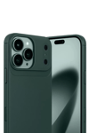 Apple iPhone 17 Pro Max Auto Focus Karbon Kapak - Koyu Yeşil