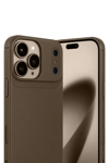 Apple iPhone 17 Pro Max Auto Focus Karbon Kapak - Kahverengi