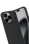 Apple iPhone 17 Pro Max Auto Focus Karbon Kapak - Siyah