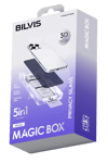 Apple iPhone 17 Pro Max Bilvis 5in1 5D Magic Hayalet Cam Ekran Koruyucu - Siyah