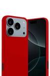 Apple iPhone 17 Pro Max First Silikon - Kırmızı