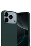 Apple iPhone 17 Pro Max First Silikon - Koyu Yeşil