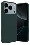 Apple iPhone 17 Pro Max First Silikon - Koyu Yeşil