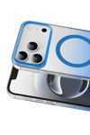 Apple iPhone 17 Pro Max Glossy Magsafe Kapak - Mavi