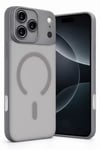 Apple iPhone 17 Pro Max Jota Lensli Magsafe Kapak - Titan Gri