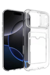 Apple iPhone 17 Pro Max Kart Şeffaf Silikon - Şeffaf