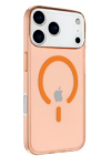 Apple iPhone 17 Pro Max Kılıf Pc Real Magsafe Kapak - Turuncu