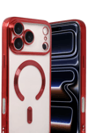 Apple iPhone 17 Pro Max Kross Magneticsafe Kapak - Kırmızı