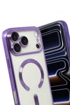 Apple iPhone 17 Pro Max Kross Magneticsafe Kapak - Mor