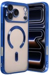 Apple iPhone 17 Pro Max Kross Magneticsafe Kapak - Lacivert