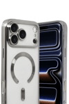 Apple iPhone 17 Pro Max Kross Magneticsafe Kapak - Gümüş