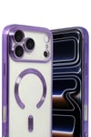 Apple iPhone 17 Pro Max Kross Magneticsafe Kapak - Mor