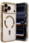 Apple iPhone 17 Pro Max Kross Magneticsafe Kapak - Gold