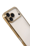 Apple iPhone 17 Pro Max Lensli Silikon - Gold