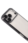 Apple iPhone 17 Pro Max Lensli Silikon - Siyah
