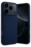 Apple iPhone 17 Pro Max Nano içi Kadife Silikon - Lacivert