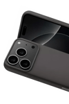 Apple iPhone 17 Pro Max Nano içi Kadife Silikon - Gri