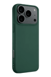 Apple iPhone 17 Pro Max Nano içi Kadife Silikon - Koyu Yeşil
