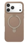 Apple iPhone 17 Pro Max Regal Magsafe Standlı Kapak - Çöl Titanyum