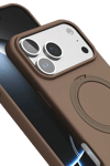 Apple iPhone 17 Pro Max Regal Magsafe Standlı Kapak - Çöl Titanyum