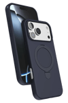 Apple iPhone 17 Pro Max Regal Magsafe Standlı Kapak - Lacivert