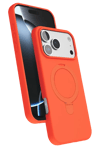 Apple iPhone 17 Pro Max Regal Magsafe Standlı Kapak - Turuncu