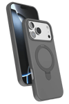 Apple iPhone 17 Pro Max Regal Magsafe Standlı Kapak - Titan Gri