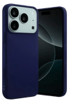 Apple iPhone 17 Pro Nano içi Kadife Silikon - Lacivert
