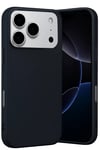 Apple iPhone 17 Pro Nano içi Kadife Silikon - Siyah