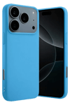 Apple iPhone 17 Pro Nano içi Kadife Silikon - Mavi