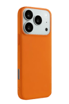 Apple iPhone 17 Pro Nano içi Kadife Silikon - Turuncu