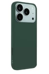 Apple iPhone 17 Pro Nano içi Kadife Silikon - Koyu Yeşil
