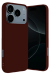 Apple iPhone 17 Pro Nano içi Kadife Silikon - Bordo