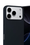 Apple iPhone 17 Pro Nano içi Kadife Silikon - Siyah
