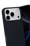 Apple iPhone 17 Pro Nano içi Kadife Silikon - Siyah