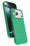 Apple iPhone 17 Pro Regal Magsafe Standlı Kapak - Yeşil