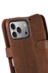 Apple iPhone 17 Pro Trend S Plus Kapaklı Kılıf - Taba