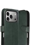 Apple iPhone 17 Pro Trend S Plus Kapaklı Kılıf - Yeşil