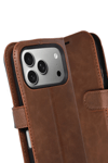 Apple iPhone 17 Pro Trend S Plus Kapaklı Kılıf - Taba