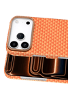 Apple iPhone 17 Pro Vega Magsafe Kapak - Parlak Turuncu