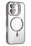 Apple iPhone 17 Remim Lensli Magsafe Standlı Kapak - Titan Gri